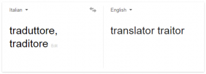 To translate is to betray